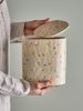 Bloomingville PIPPINE Ceramiczny Pojemnik Kuchenny 1,8 l / Ciepła Biel